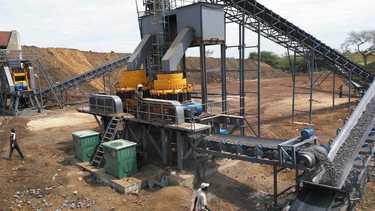 Transportador de correia em mineração, cimento e agricultura